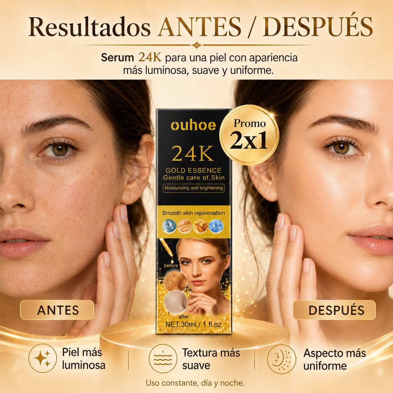 SERUM 24K ANTIARRUGAS PROMO 2x1