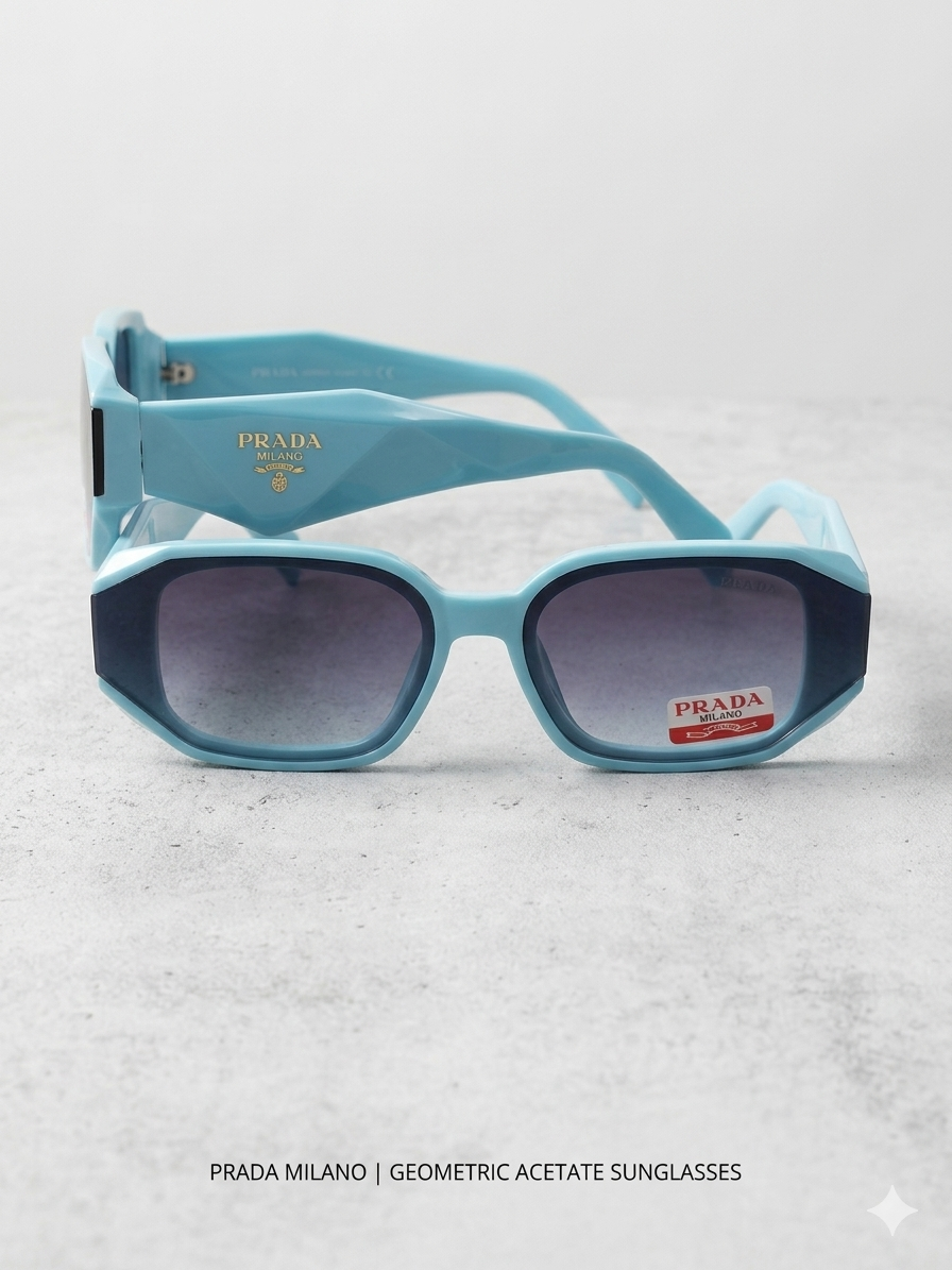 Gafas de Sol Prada – Geometric Edition "Sky Blue"
