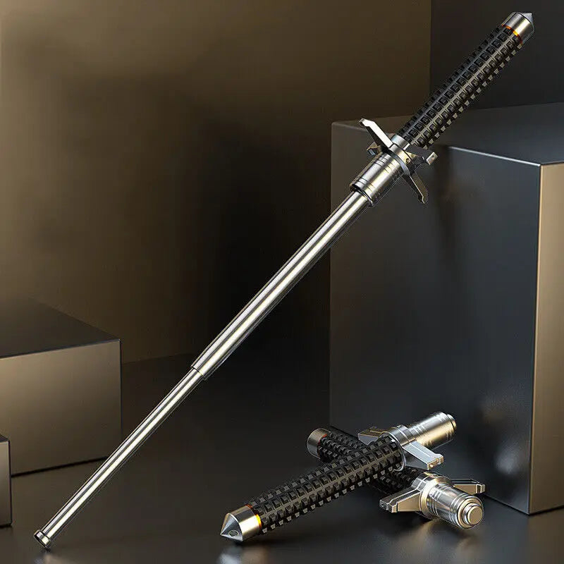 🛡️ Bastón Táctico PRO 95cm: Edición Ultra-Resistente 5-en-1 -45