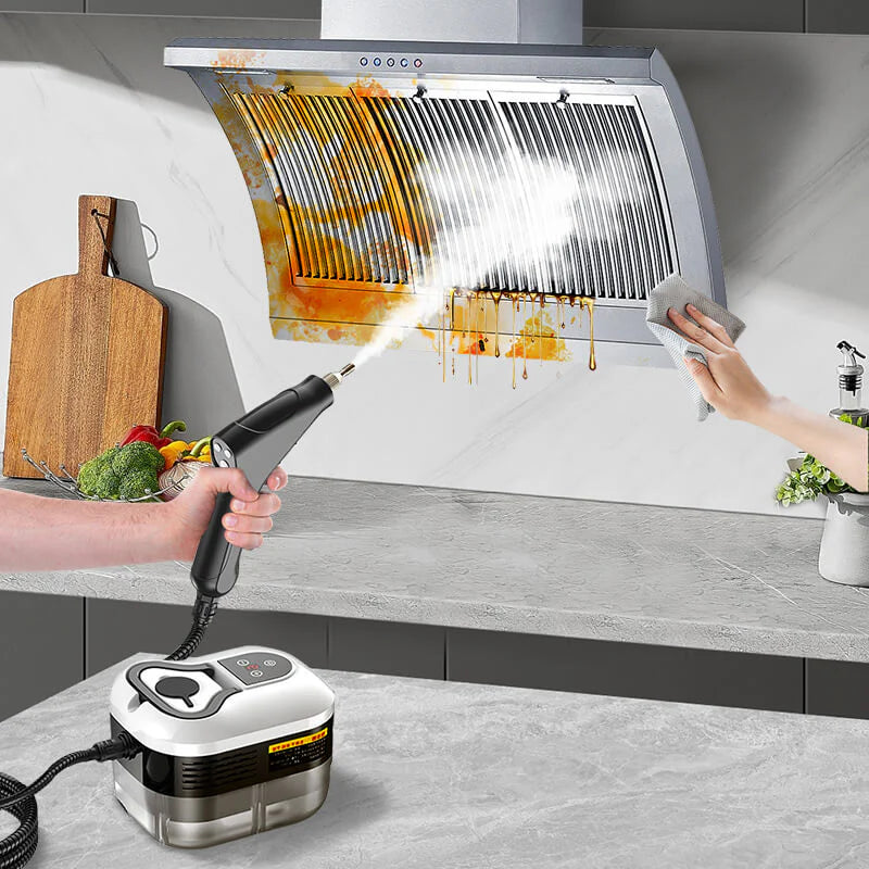 Limpiador a vapor de alta presión de 2500W con guantes